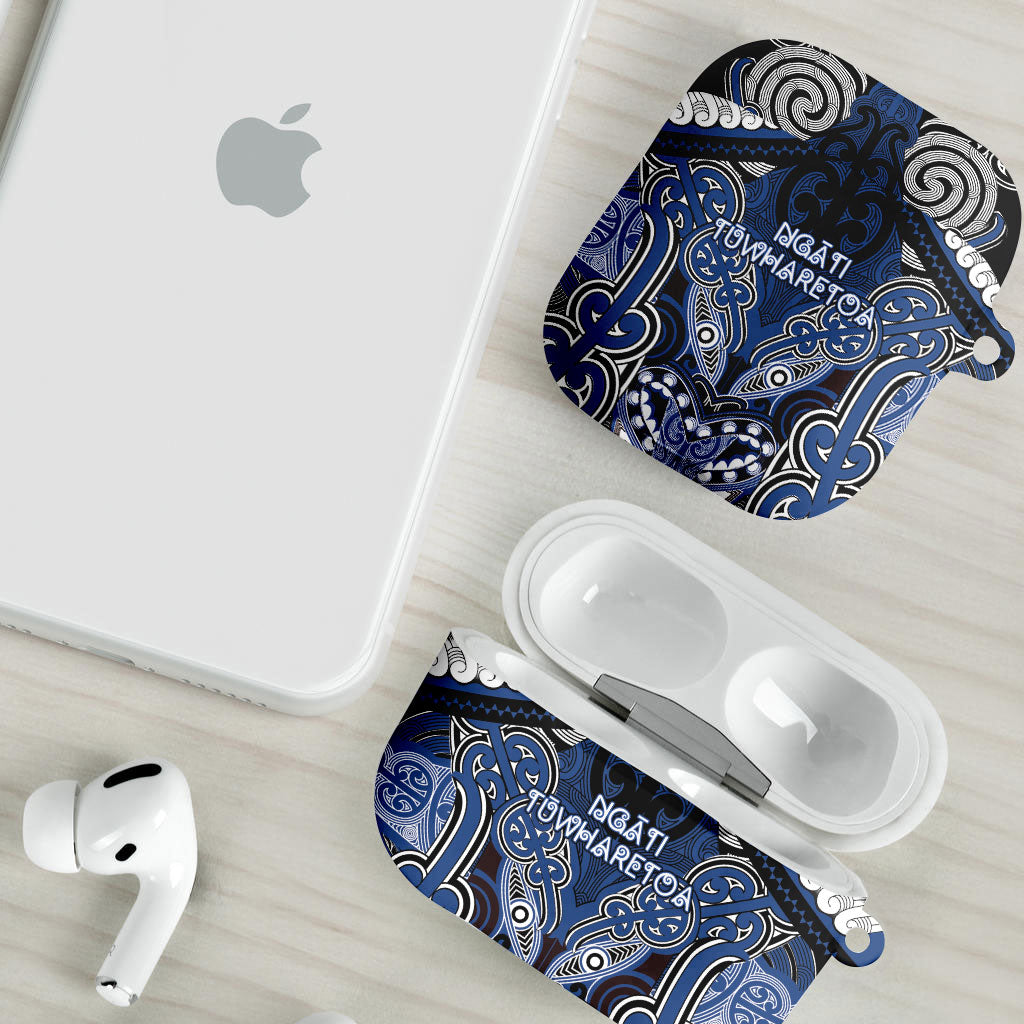 Aotearoa Iwi Ngati Tuwharetoa AirPods Case Maori Kowhaiwhai Pattern LT19 - Polynesian Pride