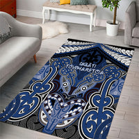 Aotearoa Iwi Ngati Tuwharetoa Area Rug Maori Kowhaiwhai Pattern LT19 - Polynesian Pride