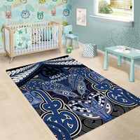 Aotearoa Iwi Ngati Tuwharetoa Area Rug Maori Kowhaiwhai Pattern LT19 - Polynesian Pride
