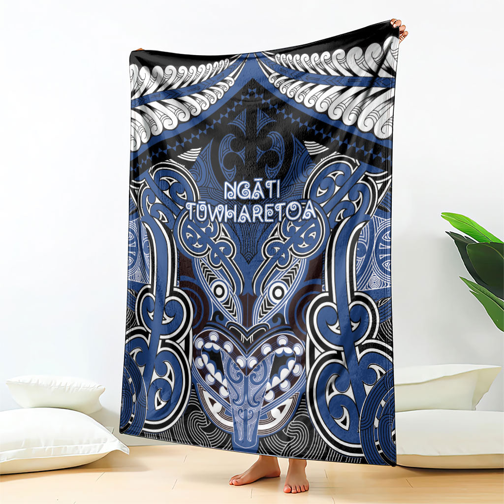 Aotearoa Iwi Ngati Tuwharetoa Blanket Maori Kowhaiwhai Pattern LT19 - Polynesian Pride