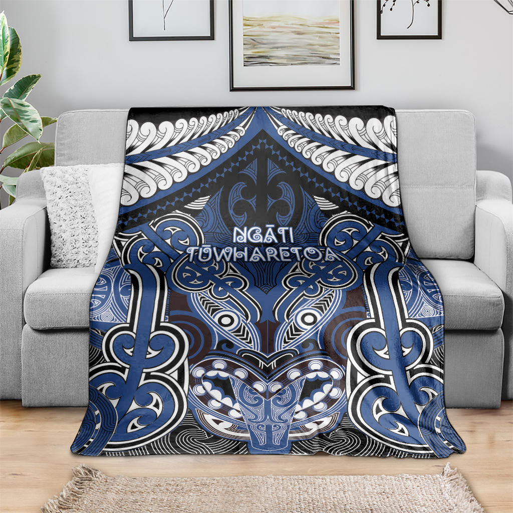 Aotearoa Iwi Ngati Tuwharetoa Blanket Maori Kowhaiwhai Pattern LT19 - Polynesian Pride