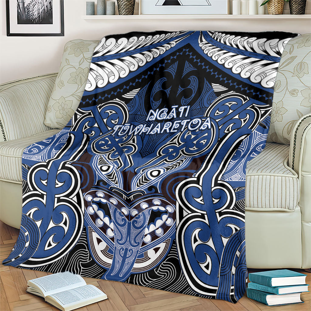 Aotearoa Iwi Ngati Tuwharetoa Blanket Maori Kowhaiwhai Pattern LT19 - Polynesian Pride