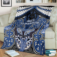 Aotearoa Iwi Ngati Tuwharetoa Blanket Maori Kowhaiwhai Pattern LT19 - Polynesian Pride