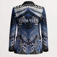 Aotearoa Iwi Ngati Tuwharetoa Personalised Blazer Maori Kowhaiwhai Pattern LT19 - Polynesian Pride