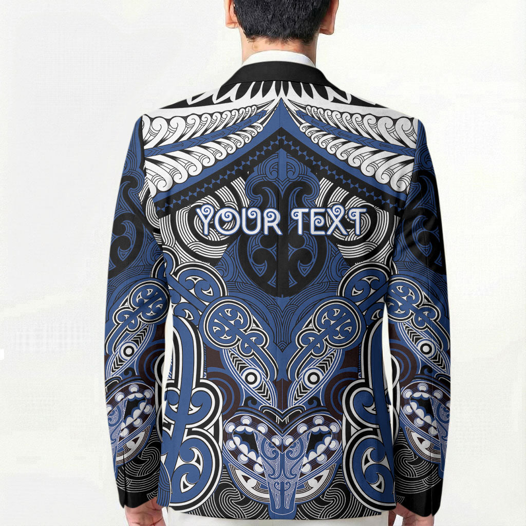 Aotearoa Iwi Ngati Tuwharetoa Personalised Blazer Maori Kowhaiwhai Pattern LT19 - Polynesian Pride