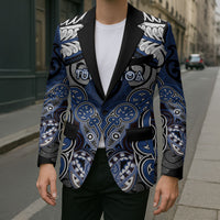 Aotearoa Iwi Ngati Tuwharetoa Personalised Blazer Maori Kowhaiwhai Pattern LT19 - Polynesian Pride