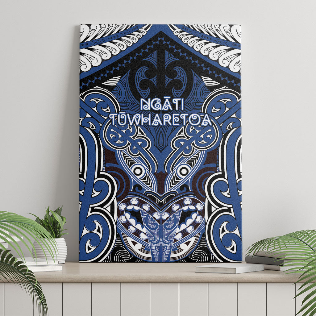 Aotearoa Iwi Ngati Tuwharetoa Canvas Wall Art Maori Kowhaiwhai Pattern LT19 - Polynesian Pride