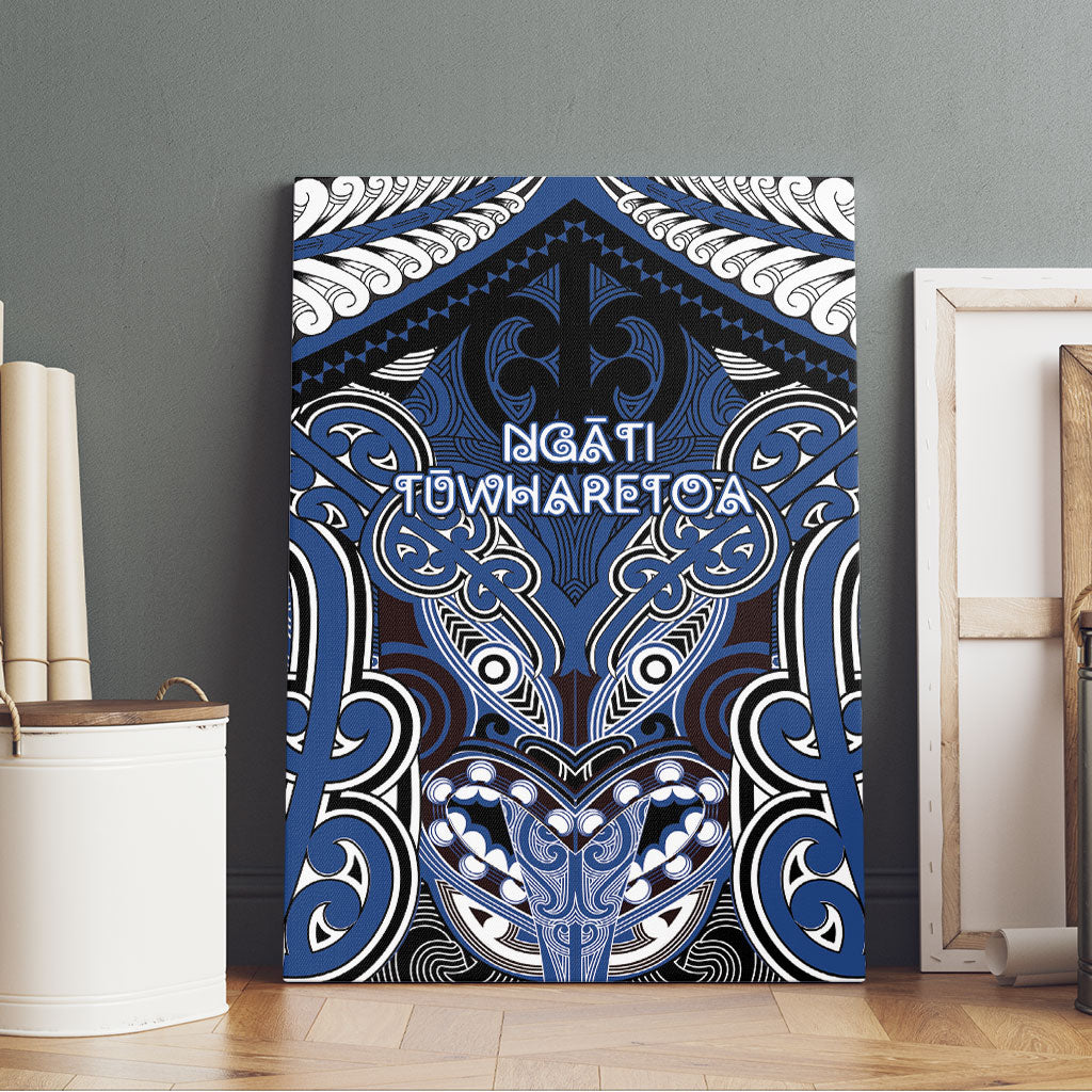 Aotearoa Iwi Ngati Tuwharetoa Canvas Wall Art Maori Kowhaiwhai Pattern LT19 - Polynesian Pride