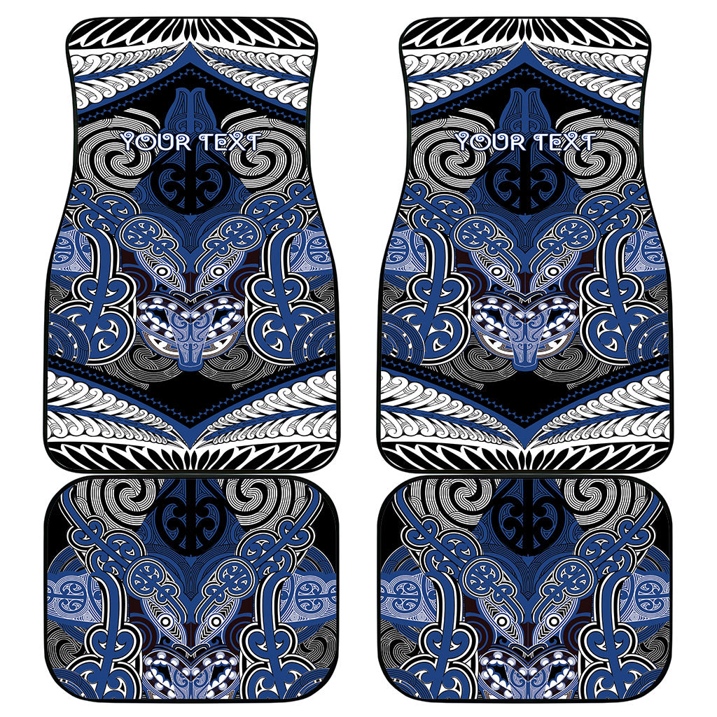 Aotearoa Iwi Ngati Tuwharetoa Personalised Car Mats Maori Kowhaiwhai Pattern LT19 - Polynesian Pride