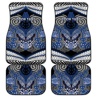 Aotearoa Iwi Ngati Tuwharetoa Personalised Car Mats Maori Kowhaiwhai Pattern LT19 - Polynesian Pride