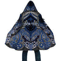 Aotearoa Iwi Ngati Tuwharetoa Personalised Cloak Maori Kowhaiwhai Pattern LT19 Unisex Blue - Polynesian Pride