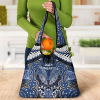 Aotearoa Iwi Ngati Tuwharetoa Grocery Bag Maori Kowhaiwhai Pattern LT19 - Polynesian Pride