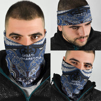 Aotearoa Iwi Ngati Tuwharetoa Neck Gaiter Maori Kowhaiwhai Pattern LT19 - Polynesian Pride