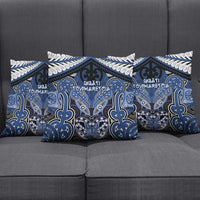 Aotearoa Iwi Ngati Tuwharetoa Pillow Cover Maori Kowhaiwhai Pattern LT19 - Polynesian Pride