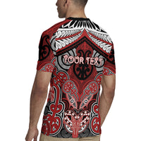 Aotearoa Iwi Te Ati Awa Personalised Rugby Jersey Maori Kowhaiwhai Pattern
