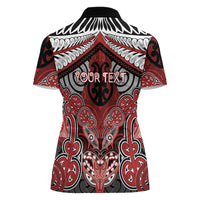 Aotearoa Iwi Te Ati Awa Personalised Women Polo Shirt Maori Kowhaiwhai Pattern LT19 - Polynesian Pride