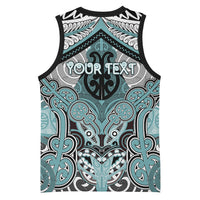 Aotearoa Iwi Ngati Paoa Personalised Basketball Jersey Maori Kowhaiwhai Pattern LT19 - Polynesian Pride