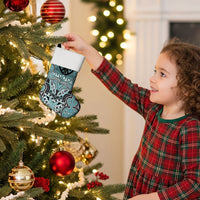 Aotearoa Iwi Ngati Paoa Personalised Christmas Stocking Maori Kowhaiwhai Pattern