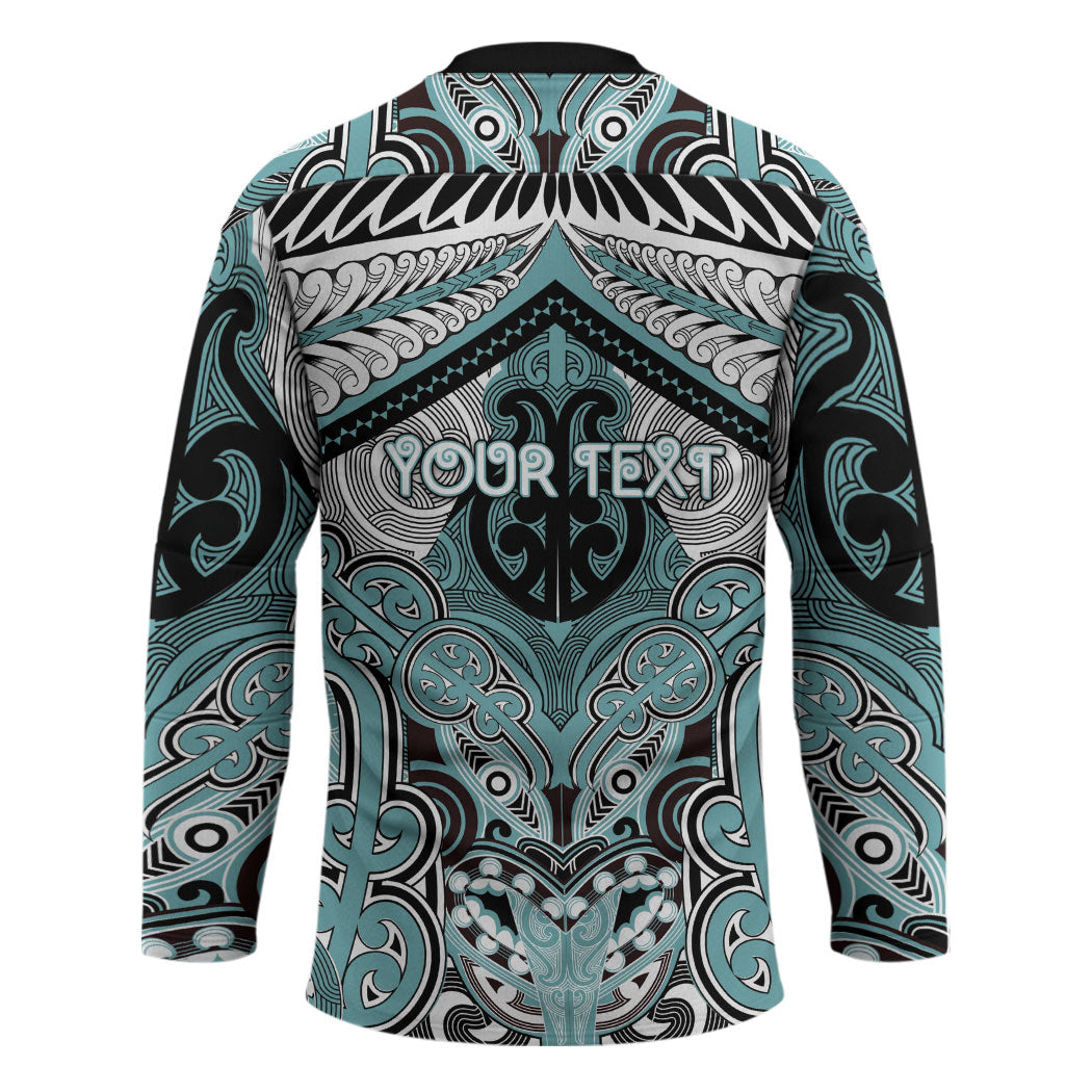 Aotearoa Iwi Ngati Paoa Personalised Hockey Jersey Maori Kowhaiwhai Pattern LT19 - Polynesian Pride