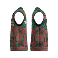Aotearoa Iwi Ngati Hine Personalised Christmas Knitted V-Neck Vest Maori Kowhaiwhai Pattern LT19 - Polynesian Pride