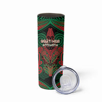 Aotearoa Iwi Ngati Hine Personalised Skinny Tumbler Maori Kowhaiwhai Pattern LT19 - Polynesian Pride