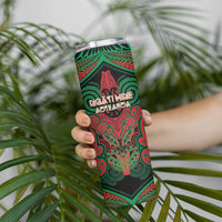 Aotearoa Iwi Ngati Hine Personalised Skinny Tumbler Maori Kowhaiwhai Pattern LT19 - Polynesian Pride