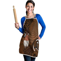 New Zealand Taiaha Apron Maori Weapon Silver Fern Maori Pattern LT22 - Polynesian Pride