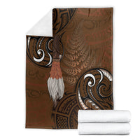 New Zealand Taiaha Blanket Maori Weapon Silver Fern Maori Pattern LT22 - Polynesian Pride