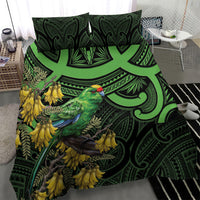 New Zealand Parakeet Bird Bedding Set Maori Kakariki Kowhai Maori Pattern LT22 - Polynesian Pride