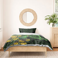 New Zealand Parakeet Bird Bedding Set Maori Kakariki Kowhai Maori Pattern LT22 - Polynesian Pride