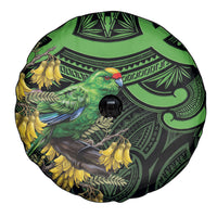 New Zealand Parakeet Bird Spare Tire Cover Maori Kakariki Kowhai Maori Pattern LT22 - Polynesian Pride