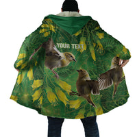 Bellbird New Zealand Personalised Cloak Kowhai Flower Maori Pattern LT22 - Polynesian Pride