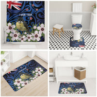 Tomtit New Zealand Personalised Bathroom Set Miromiro Manuka Flower Maori Pattern LT22 - Polynesian Pride