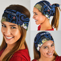 Tomtit New Zealand Personalised Neck Gaiter Miromiro Manuka Flower Maori Pattern LT22 - Polynesian Pride