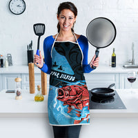 Snapper Fishing New Zealand Apron Tamure Fish Hook Maori Pattern LT22 - Polynesian Pride