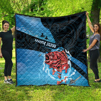 Snapper Fishing New Zealand Quilt Tamure Fish Hook Maori Pattern LT22 - Polynesian Pride