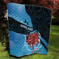 Snapper Fishing New Zealand Quilt Tamure Fish Hook Maori Pattern LT22 - Polynesian Pride