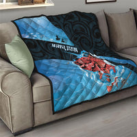 Snapper Fishing New Zealand Quilt Tamure Fish Hook Maori Pattern LT22 - Polynesian Pride