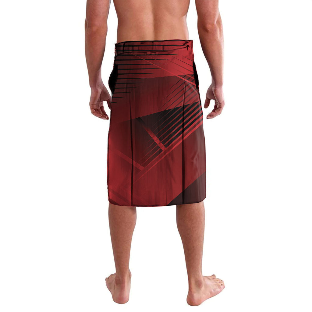 Personalised Darts New Zealand Lavalava Silver Fern Red Color LT22 - Polynesian Pride