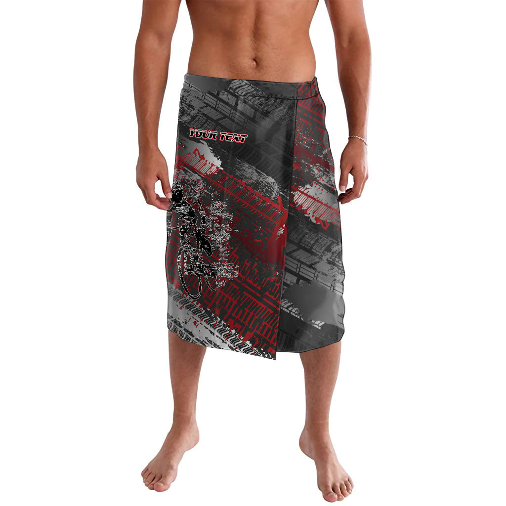 Personalised Cycling New Zealand Lavalava Aotearoa Pride Sportswear LT22 Red - Polynesian Pride