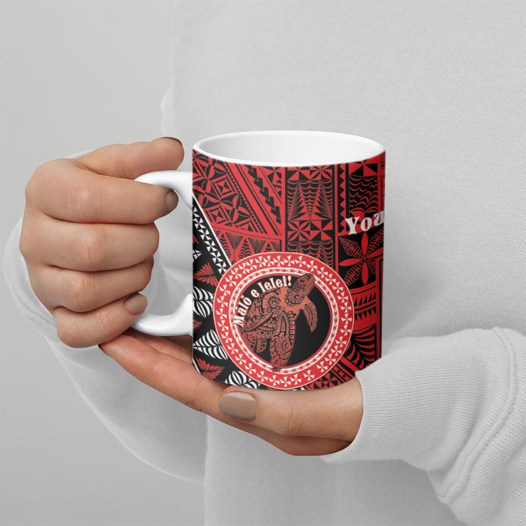 Personalised Tonga Language Week Ceramic Mug Heilala Turtle Malo E Lelei LT22 - Polynesian Pride