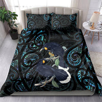 New Zealand Huia Bird Bedding Set Paua Shell Maori Pattern LT22 - Polynesian Pride