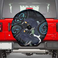 New Zealand Huia Bird Spare Tire Cover Paua Shell Maori Pattern LT22 - Polynesian Pride
