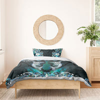 New Zealand Kotiate Weapon Bedding Set Aotearoa Mango Paua Shell Maori Pattern LT22 - Polynesian Pride