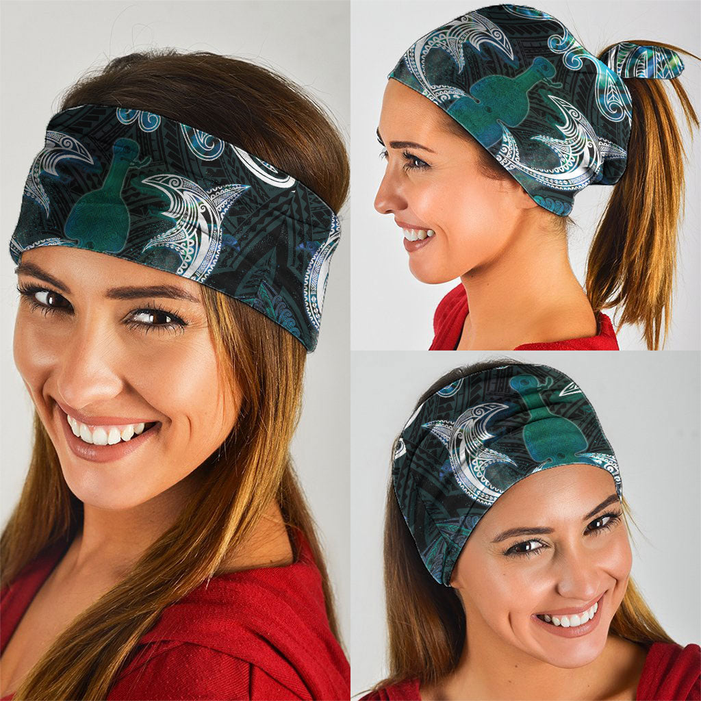 New Zealand Kotiate Weapon Neck Gaiter Aotearoa Mango Paua Shell Maori Pattern LT22 - Polynesian Pride