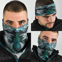 New Zealand Kotiate Weapon Neck Gaiter Aotearoa Mango Paua Shell Maori Pattern LT22 - Polynesian Pride