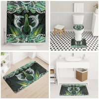 New Zealand Mere Pounamu Weapon Bathroom Set Aotearoa Mango Paua Shell Maori Pattern LT22 - Polynesian Pride