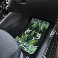 New Zealand Mere Pounamu Weapon Car Mats Aotearoa Mango Paua Shell Maori Pattern LT22 - Polynesian Pride