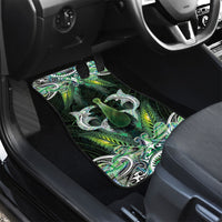 New Zealand Mere Pounamu Weapon Car Mats Aotearoa Mango Paua Shell Maori Pattern LT22 - Polynesian Pride