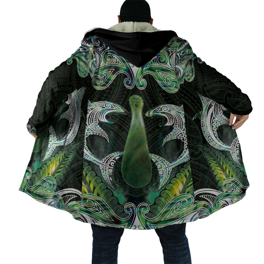 New Zealand Mere Pounamu Weapon Cloak Aotearoa Mango Paua Shell Maori Pattern LT22 - Polynesian Pride